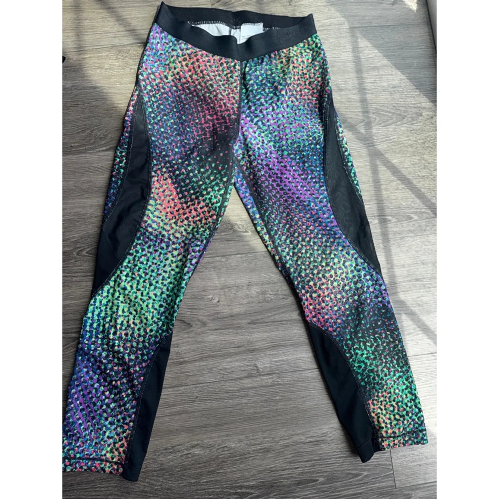 Nike Pro Hypercool Leggings S Black Multi-color Women's